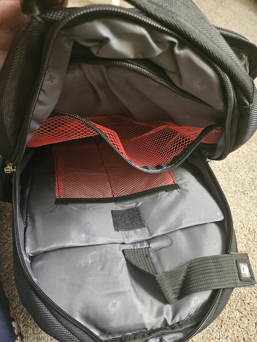 UNIF Black Men's Backpack - Versatile Travel & Work Bag